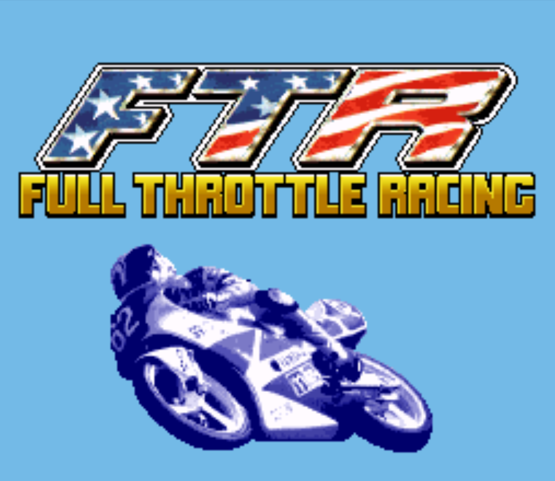 FTR Full Throttle Racing Title Screen